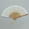 Cloud Hanji Handmade Hanji Fan Hapjuk Line 21cm Foldable Bamboo