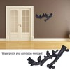 Decorative Hook Black Bird Branch Shape Three Dimensional Wall Mounted