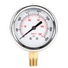 Stainless Steel Hydraulic Liquid Filled Fuel Pressure Gauge 0-3500 PSI