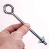 Zinc Plated Eye Bolts with Nuts and Washers M8/ 150MM