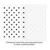 CraftStar Mini Polka Dot Stencil - 5 mm or 7