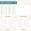 BEZEND 2025 Planner Daily Weekly & Monthly 5.8" x 8.5"