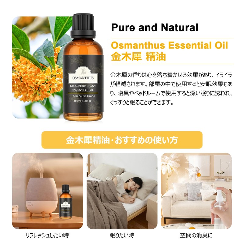 Aroma Oil, 3.4 fl oz (100 ml), Golden Oyster Dropper