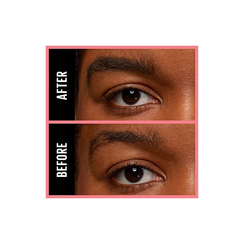 MAYBELLINE - Lápiz definidor de cejas Total Temptation, marrón oscuro,