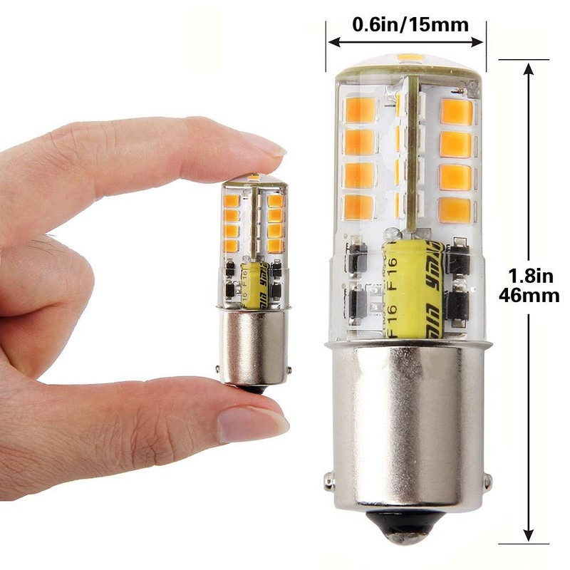 HRYSPN 4PCS BA15S LED bulb 12V, Waterproof bulb, 1141 1156