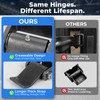 2 Pack Trailer Hinges Heavy Duty, Weld On Trailer Hinges