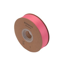 RibFlox Double Side Satin Ribbon, Continuous 20 Yards,Use for Craft Bows Bouquet, Gift Wrapping, Wedding Decoration, Floral Arrangement (Vermilion, 1 inch)