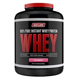 NAR Labs Pure Instant Whey Protein 5 lbs (Strawberry) by NAR LABS