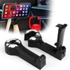Juome 2 in 1 Car Headrest Hidden Hook, 2 Pack