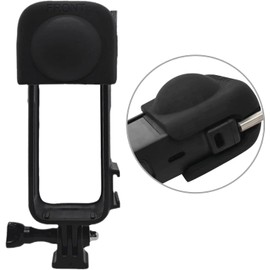 REFLEX CAMERA Silicone Protective Frame Sleeve to fit INSTA 360 X4 with Anti Scratch Lens Protector, Soft Protection Sleeve for your INSTA360 x4 Action Camera