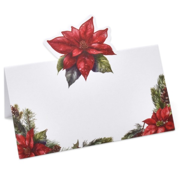 100 Pack Christmas Place Cards Holiday Seating Name Card Die