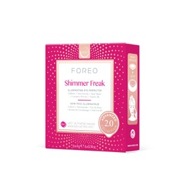 Foreo | Máscara facial Shimmer Freak Advanced Collection 2.0 UFO-Activated | Contorno de ojos | Belleza facial | Agua de rosas | Niacinamida | Todo tipo de piel | Arrugas | Hinchazón | 6 u. por paq.