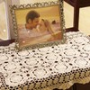 Damanni Rectangular Cotton Handmade Crochet Lace Table Runner Doilies Table