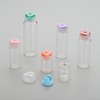 PATIKIL 3ml Clear Glass Sample Vials, 20Pcs Small Liquid Bottles