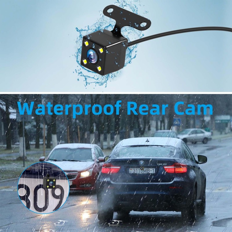 HD Car Backup Camera for Model A10, Waterproof Night Vision
