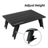 Rock Cloud Ultralight Folding Beach Table Adjust Height Aluminum Portable