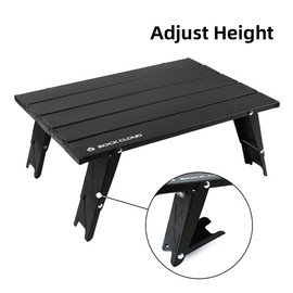 Rock Cloud Ultralight Folding Beach Table Adjust Height Aluminum Portable Mini Camping Table