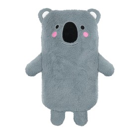 Large Hot Water Bottle with Soft Cover - Plush Hot Water Bottle with Fluffy 2 L, Hot Water Bottles with Hand Warmer, Bed Bottle for Women, Men and Children