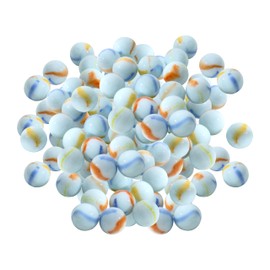 ARSUK Cat's Eye Marbles, Glass Marbles, Comes in a Bag, Protection Against Damage, Sports Toys & Outdoor Games (70-80Pcs Milky Marble)