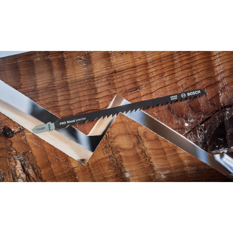 Bosch 2 x PRO Wood Precise T344DP Jigsaw Blades (for