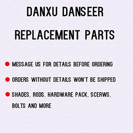 DANXU Lighting Replacement Glass Shade Parts Screws Hardware Packs