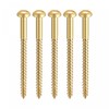 sourcing map Pack of 20 Wood Screws M4 x 60
