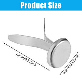 Ymapinc 100PCS Brads Paper Fasteners Brass Brad Round Fasteners Pastel Mini Metal Brads Craft Art Crafting Project Decorative Paper Decoration Scrapbooking DIY Supplies