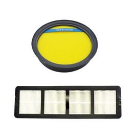 EZ SPARES - Paquete de filtros para aspiradora Eureka DCF25 y EF6 (DCF-25 y EF-6) compatible con el filtro HEPA SuctionSeal Airspeed MyVac de repuesto para piezas 67600 y 69963 lavable y reutilizable