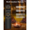 100ft Solar Outdoor String Lights with Remote - USB Rechargeable