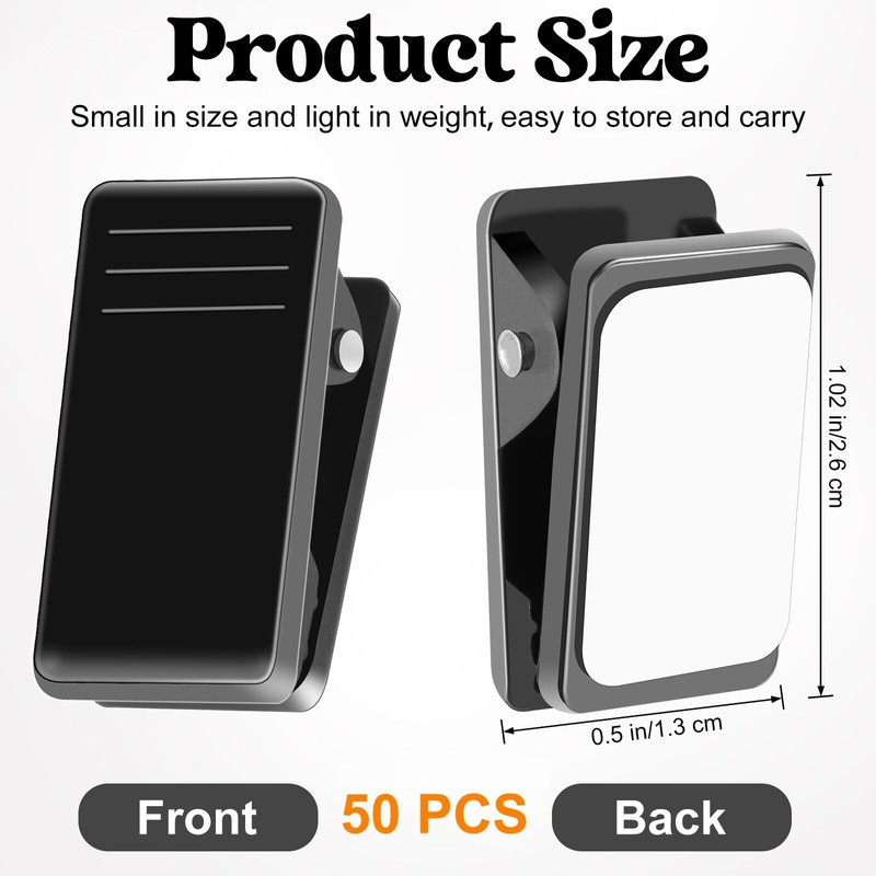 50 Pcs Self Adhesive Clips,Wall Clips for Hanging,Sticky Clips Tapestry