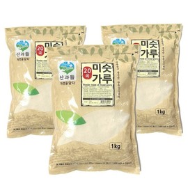 산과들 20 곡물 미숫가루 식사대용 선식 1kg 3개 Sanggeudeul 20 Grain Misutgaru Meal Replacement Powder 1kg 3 Packs