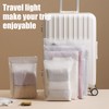 SULOLI 20PCS Travel Storage Bags Set, Reusable Saving Space Plastic
