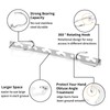 Closet Organizers and Storage Space Saving Hangers 12 Pack Stainless