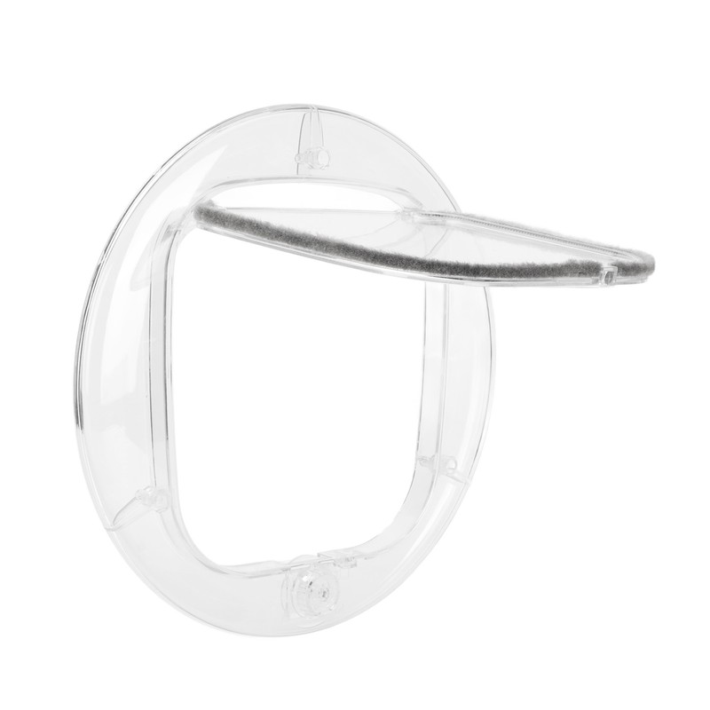 Cat Door for Interior Exterior Doors Transparent 4 Way Locks