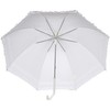 A2Z Ladies Bridal Walking Umbrella Double Frill Dome Brolly Stylish