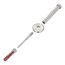 SOTECH TALEA Coat Hook with Plate Real Stainless Steel Solid Including Mounting Material Diameter 10/15 mm Length 70 mm Total Length 73 mm Wall Hook Towel Rail