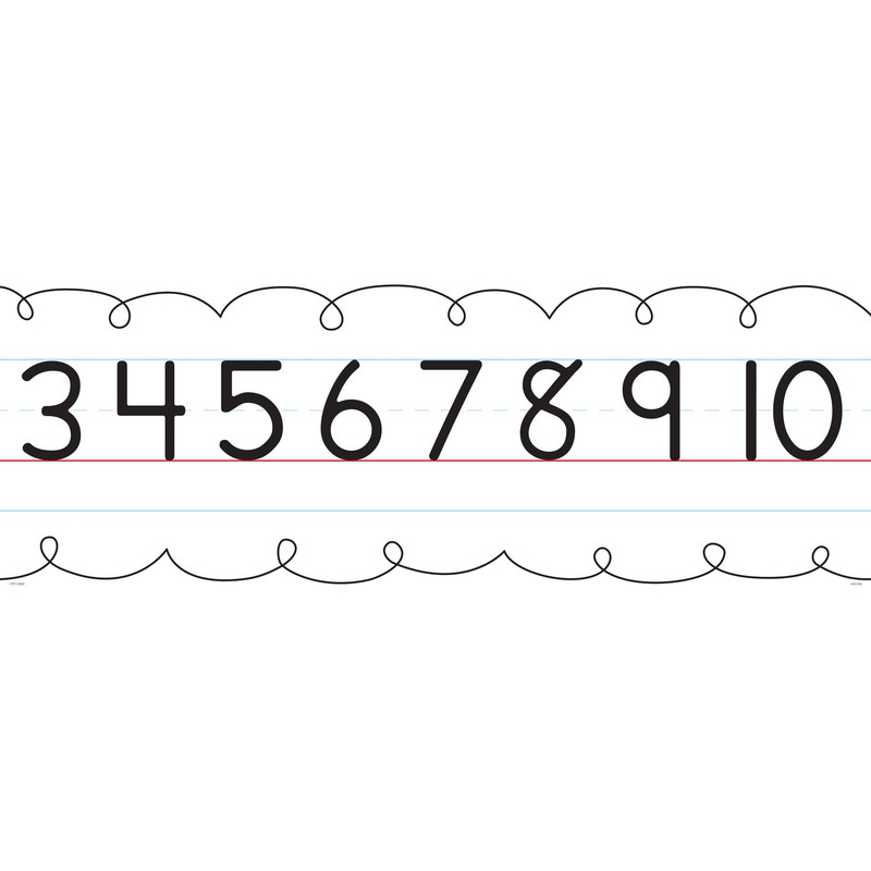 Creative Teaching Press Core Decor Traditional Manuscript Alphabet Line Bulletin