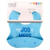 Neat Solutions My Job is Mess Silicone Sccop Crumcatcher Bib,