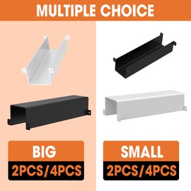 Metal Bifold Door Lock,Fits Bi-Fold Closet Doors, Cabinet Locks Baby Proofing, Safety Keep Toddler, Cats and Dogs Out of Cabinets, Pantry (Black, Small 4PCS)