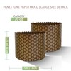20 oz Geborilma Easter Bread Mold - Panettone Paper Baking