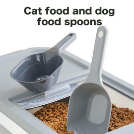 BueRallan 3PCS Dog Food Scoop, 1 Cup Plastic Pet Food Scoop With Measuring Lines for Dogs Cats Birds and Rabbits
