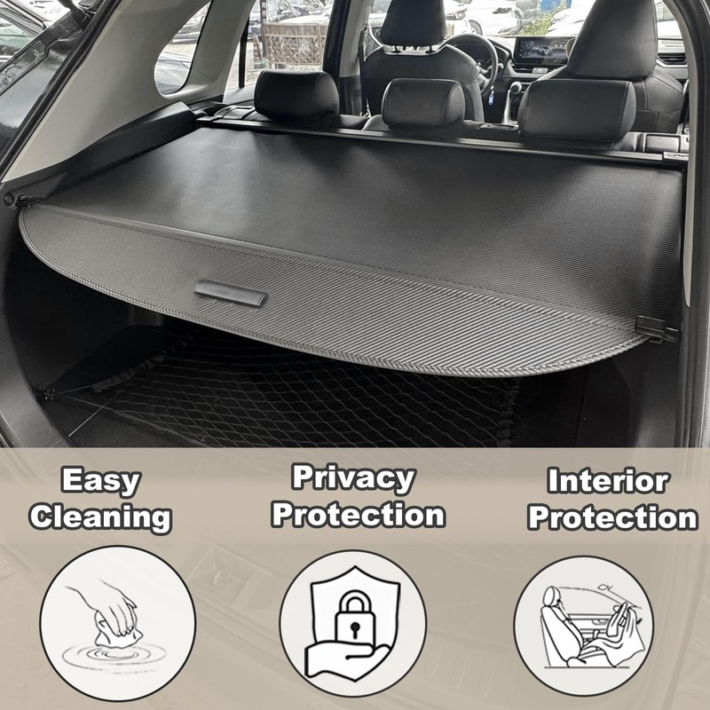 OPS AOTO for All-New 2025 Toyota 4Runner Cargo Cover,(Carbon Fiber