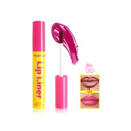 DLZZRS Peel-Off Lip Liner Tattoo, Lip Liner Stay-N Peel Off Lip Stain Long Lasting Lip Stain Peel Off Matte Finish, Waterproof Transfer-proof Highly Pigmented Peel Off Lip Liner Tattoo (#01)