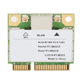 RTL8822CE Mini PCIe WiFi Card Gigabit 2.4G 5G Dual Band Bluetooth 5.1 Wireless Network Card