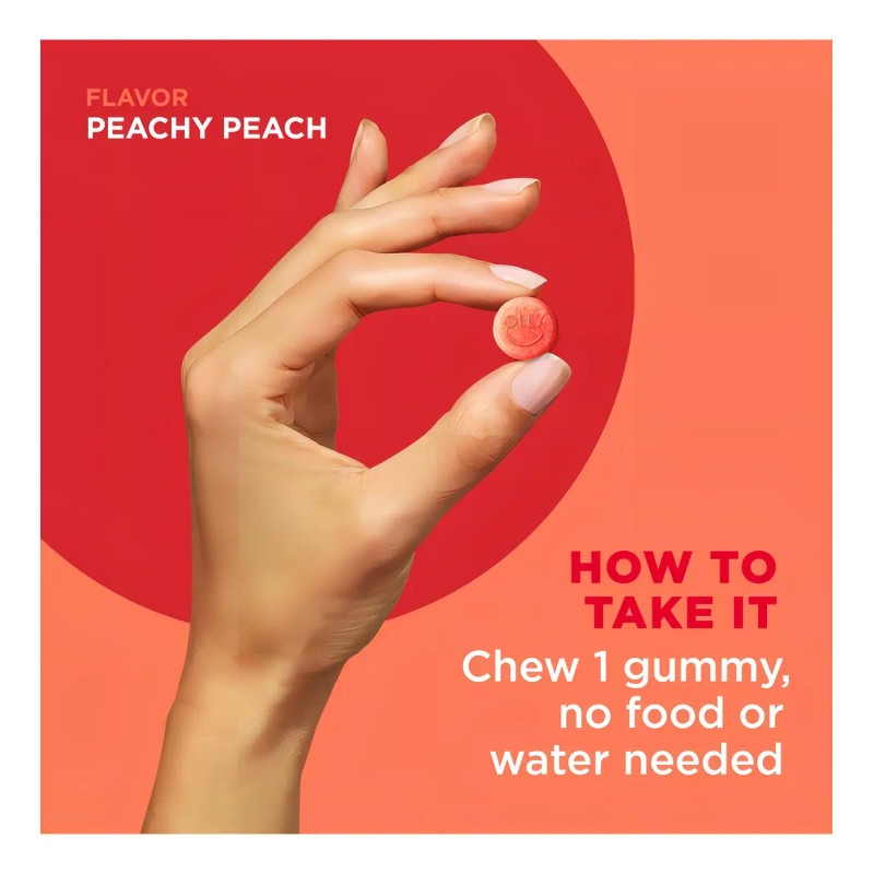 Olly Probióticos + Prebióticos Con 70 Gomitas Sabor Durazno