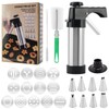 Stainless Steel Cookie Press Kit – 13 Discs & 8