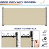 Windscreen4less 2.5' x 15' Balcony Privacy Fence Screen Mesh Windscreen