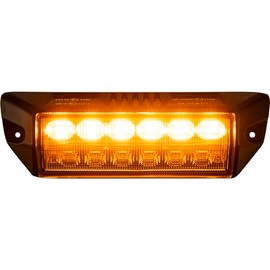 Buyers Products 1492245 Combination LED Scene Light W/Amber Strobe & Clear Flood, Blunt Cut Connection, Two Lights in One, Emergency Vehicle Lights