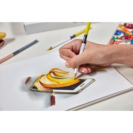 Carioca Plus Wooden Colouring Pencils 4.0 with Thick and Soft Lead with High Pigmentation I Pack of 18