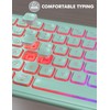 Wireless Keyboard and Mouse Combo - RGB Backlit, Rechargeable &